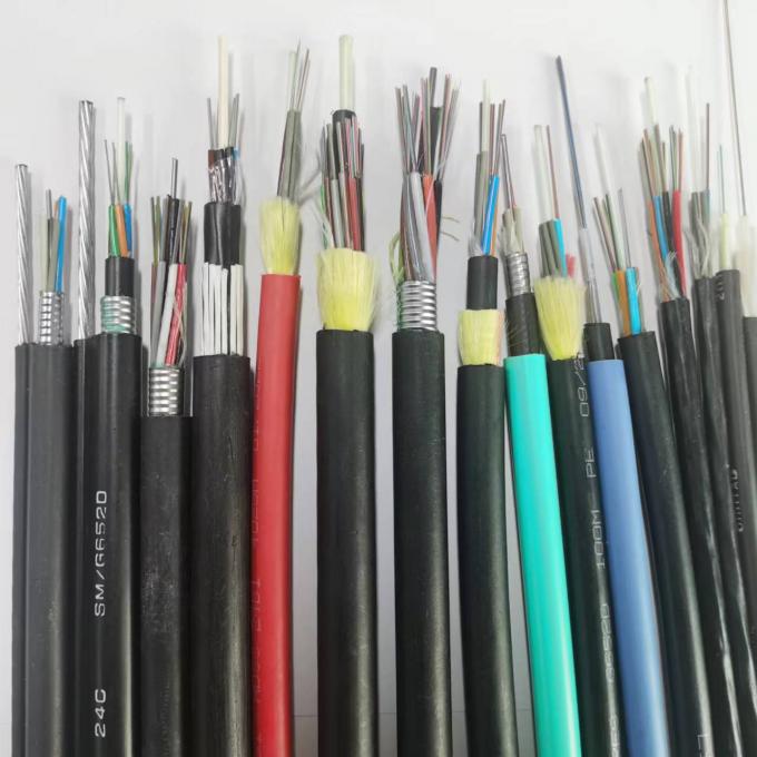 GYXTW Gepantserde Single Mode Glasvezelkabel met HDPE-mantel voor lucht- en buisgebruik 3