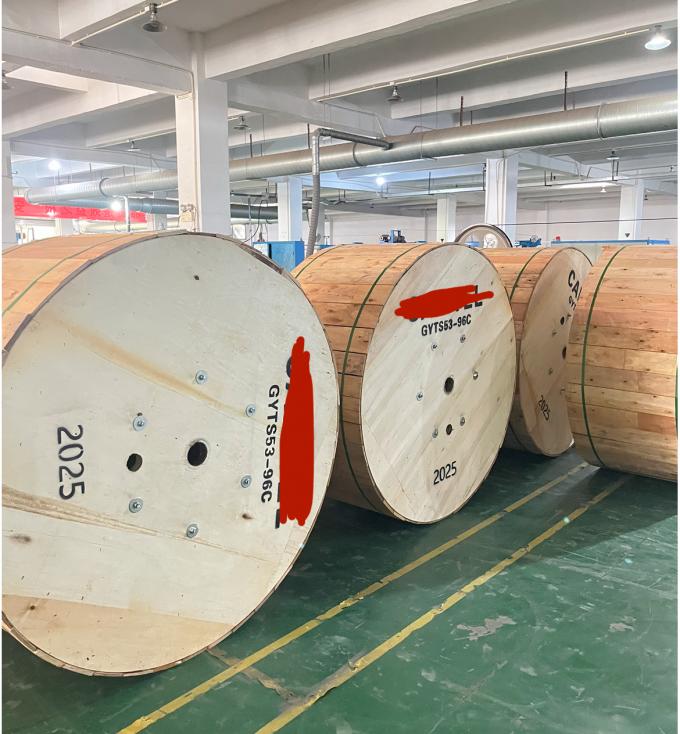 Fabriek voorraad Outdoor Double Armored GYTS53-96 Cores Glasvezel Kabel Dubbele Jacket G652D Dezelfde dag verzonden 10