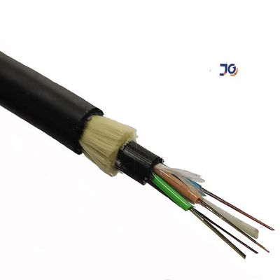 Kwaliteit  Double Jacket ADSS Fiber Optic Cable 24 96 Core G652D Single Mode HDPE All Dielectric Self Supporting Aerial fabriek