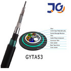 Outdoor Communication Cable 24 36 48 Core Double Sheath Fiber Optic Cable GYTA53