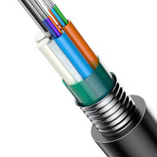 Outdoor 48 Core Single Mode Aerial Duct Armored GYTA Fiber Optic Cable
