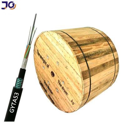 Kwaliteit  Aluminum Armored Direct Buried Fiber Optic Cable GYTA53 Outdoor Underground fabriek