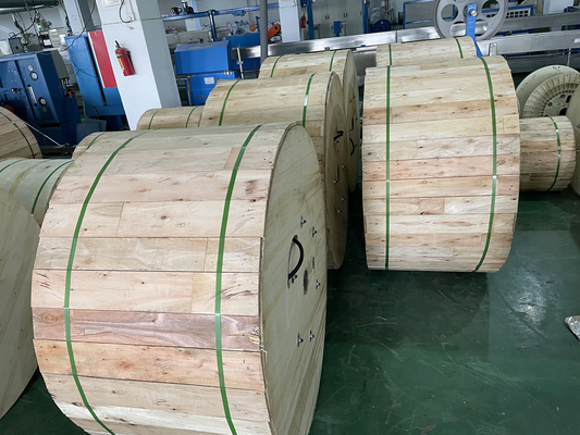 OEM Outdoor Fiber Optic Cable PVC Sheath Blue Direct Buried Mining 8 Core MGTSV