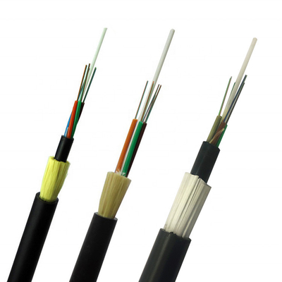 Lucht Openlucht 12/24 Singlemode G652 ADSS de Vezel Optische Kabel van Hilos met Kevlar