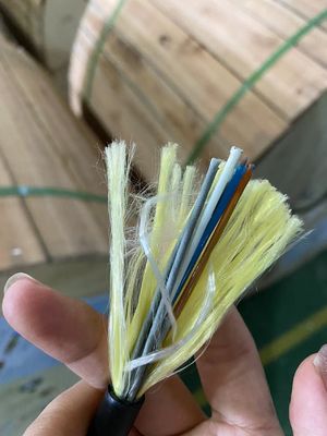 ADSS-Vezel Optische Kabel 24F 100M de Optische ADSS Kabel van Span Aerial Fiber