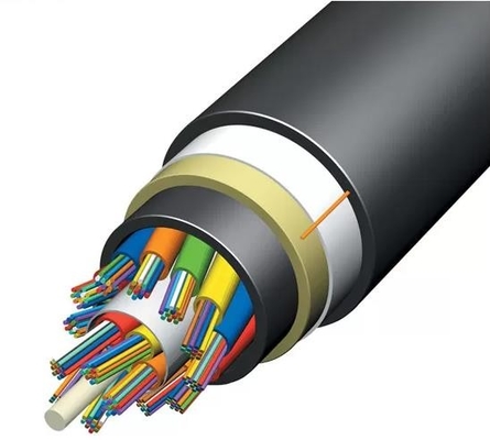 ADSS optische kabel 4000 m / rol zelfdragende glasvezelkabel met 96 kernen