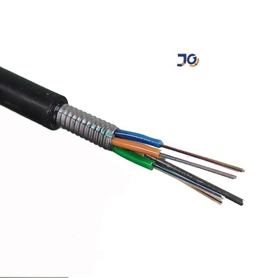 Singlemode 24/48/96 c GYTS/GYTA Lucht de Vezel Optische Kabel van de staaldraad