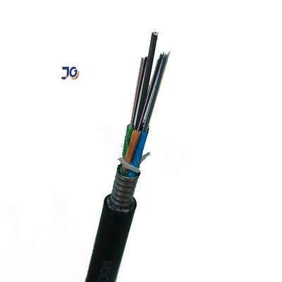 Anti - van de de Vezel Optische Kabel van de Knaagdier Enige Wijze Kern 12 24 96 144 van Gyts Openlucht Directe Begraven