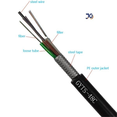 Openluchtofc GYTS/GYTA G.652.D liep Losse Multi vast - Buis Vezeloptische Kabel