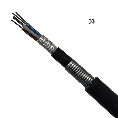 Antiknaagdier de Dubbele PE 2-144 Optische Kabel GYTA53 GYTS53 van de Kerng652d Directe Begraven Vezel