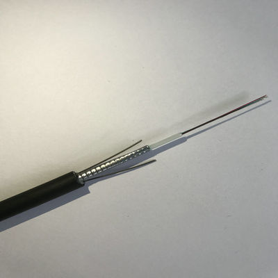 Van de de Vezel Optische Kabel van GYXTW Lucht Gepantserde 2 4 6 8 10 12 24 Kern 1km