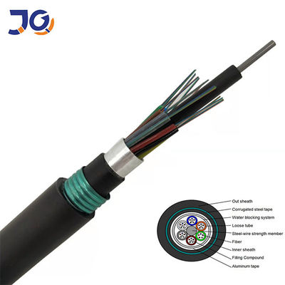 Optische Kabel van de 48 Kernen de Gepantserde Ondergrondse direct Begraven GYTA53 Vezel
