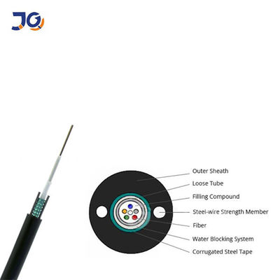 2 / 4 / 6 / 8 / 12 / 16 / 24 Core Fiber Optic Outdoor GYXTW Armor Grofed Fiber Optic Cable