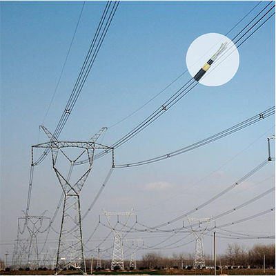 Optische vezelkabel Single Mode 24 Core ADSS Span 100m Glasvezelkabel