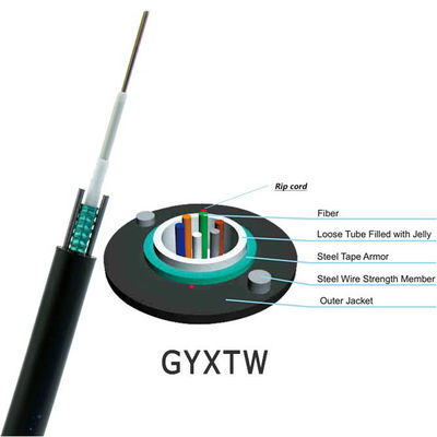 China Fabrikant van glasvezelkabel FTTH Glasvezelkabel SM G652D 12 Glasvezelkabel