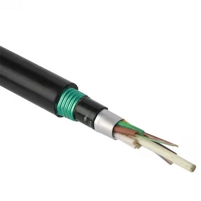 Ondergrondse rechtstreeks begraven FRP Strength Member Double Armored Fiber Optic Cable GYFTA53