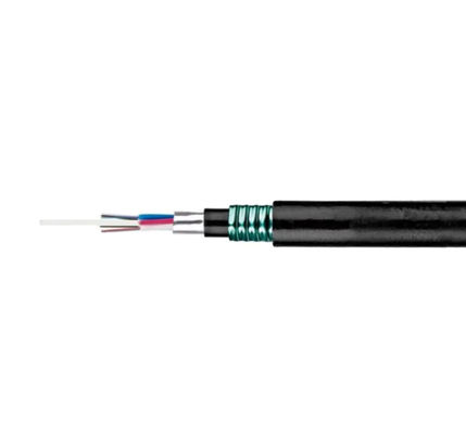 Ondergrondse rechtstreeks begraven FRP Strength Member Double Armored Fiber Optic Cable GYFTA53
