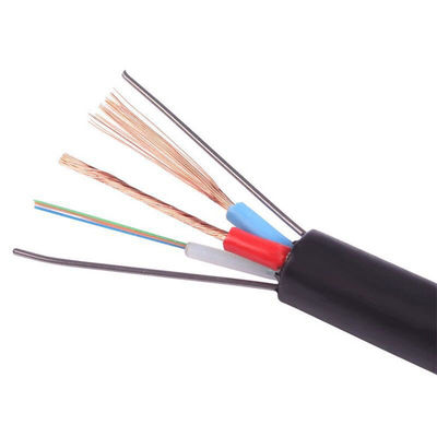 OEM Composite Fiber Cable Optieke vezel + stroomkabel 4 8 12 24 Core Hybrid Power Fiber Optieke kabel