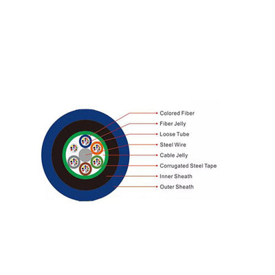 MGTSV Vlamvertragende Mijnbouw Glasvezelkabel LSZH Gepantserd 2-288 Aders