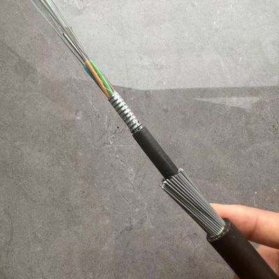 Ondergrondse onderzeese glasvezelkabel GYTA33 Onderwater stranded blinded loose tube glasvezelkabel
