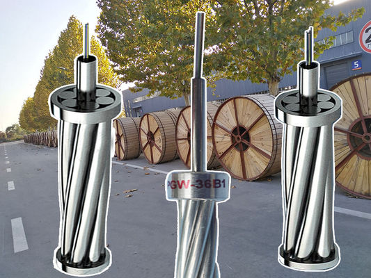 OPGW glasvezelkabel 24 48 Core Single-mode G652D Power Line Communication Outdoor optische kabel