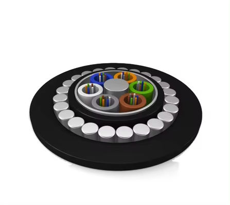 Buitenvezelkabel Onderwater GYTA33 Gewapende zeeldraad Glasvezelkabel 12 24 48 96 144 Kern Direct Begraven Glasvezel