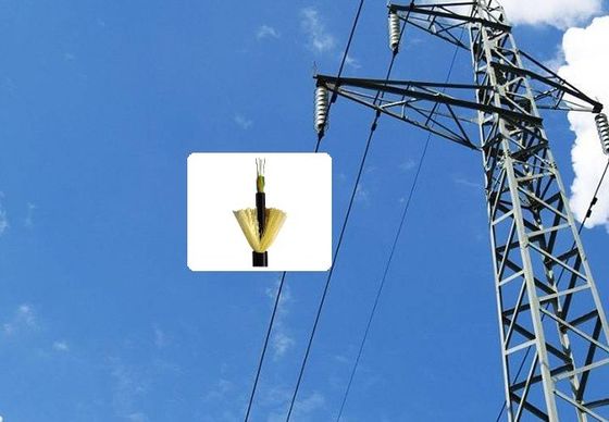 72 core 96 hilos ADSS Kabel van glasvezel