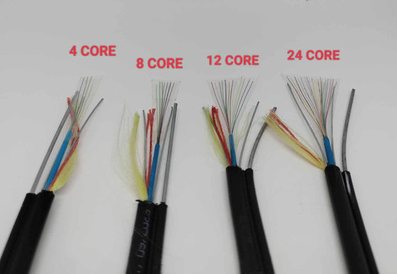 1.6mm Staaldraad Sterkte Lid FTTH Mini Figuur 8 Glasvezel Kabel