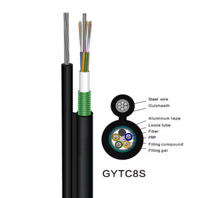 Groothandel 72 kern Armored GYTC8S Kabel enkelmodus glasvezel Fig8 Glasvezel Kabel