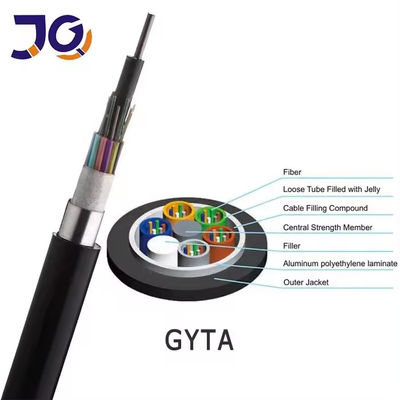 Warm verkoop 12 Core GYTA GYTS Stranded Loose Tube Gepantserde SingleMode MultiMode Outdoor Fiber Optic Cable