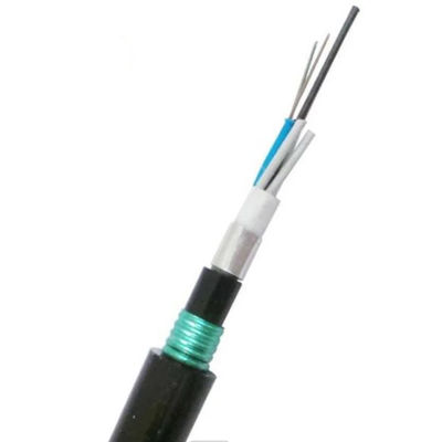 GYTA53 2-144 Core Stranded Loose Tube Armored Double Sheath Fiber Optical Cable voor directe begraven installatie