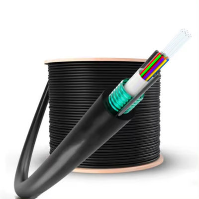 8 Core GYXTW G657A G652D SM Outdoor Aerial Fiber Optic Cable met twee draden 1km Prijs