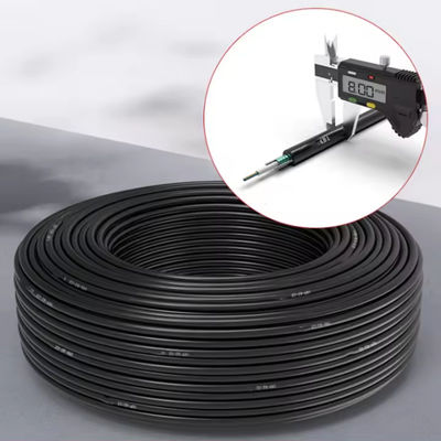 8 Core GYXTW G657A G652D SM Outdoor Aerial Fiber Optic Cable met twee draden 1km Prijs