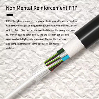 Groothandelsprijs GYFTY 12 Core Single Mode Outdoor Aerial Fiber Optic Cable Prijs Per Meter