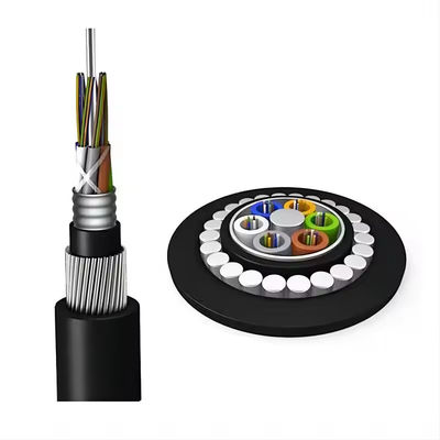72 kern GYTA33 rechtstreeks begraven Submarine glasvezel kabel anti knaagdier gepantserde glasvezel kabel