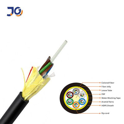 Fabrieksprijs van goede kwaliteit 24Core 48Core SM G652D Single-Shell All-Dielectric ADSS Aerial Fiber Optic Cable