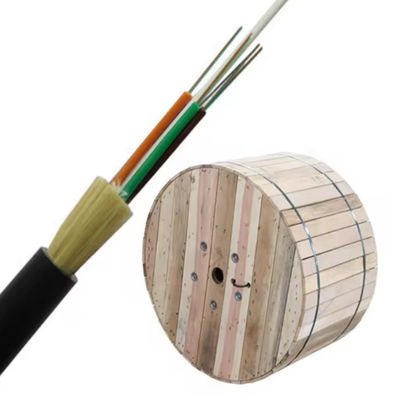 ADSS All Dielectric 48 Core Zelfondersteunend Aerial Fiber Outdoor Cable Single Jacket Span 100m 200m