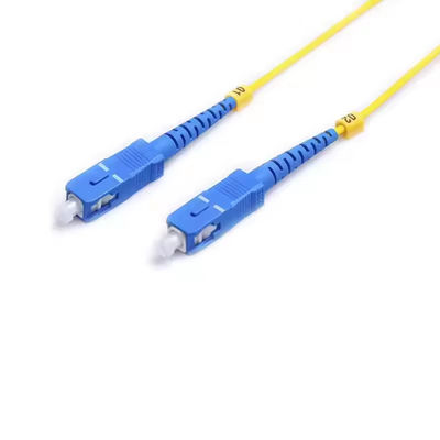 2.0mm 3.0mm SC UPC naar SC UPC Duplex Jumper 1m 2m 3m 5m SM MM G652d SC Fiber Optic Patch Cord Patchcord