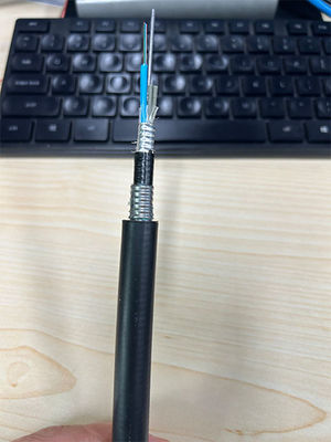 Single Mode G652D 24 48 Core optische directe begraven glasvezel kabel GYTA53