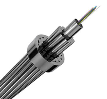 OPGW Power System Optische stroom Ground Wire Glasvezel Kabel 24 48 Core Single Mode