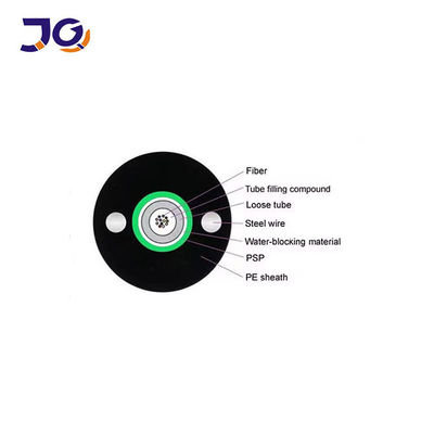 GYXTW Armored Fiber Optic Cable Single Mode Outdoor Aerial Duct Optical Cable HDPE Sheath