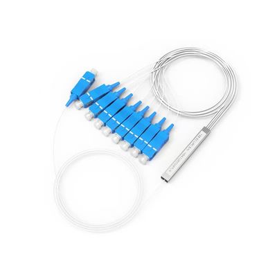 FTTH mini-staalbuis naakte PLC splitter 1x2 1x4 1x8 1x16 glasvezel splitter