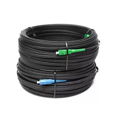 FTTH Binnen / Buiten Glasvezel Dropkabel Patchkabel SC/LC/ST-UPC/APC Connectoren