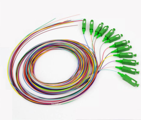 12 Core Pigtails SC/UPC SC/APC Single-Mode 12 Kleur Fiber Optische Pigtail