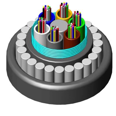 onderzeese rechtstreeks onder water begraven GYTA33 GYTS33 staaldraad gepantserde glasvezelkabel