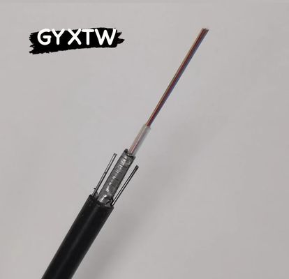 Buitenaf SingleMode Overhead Armored Fiber Optic Cable Gyxtw 2 4 6 8 12 24 Core Fiber Optic Cable