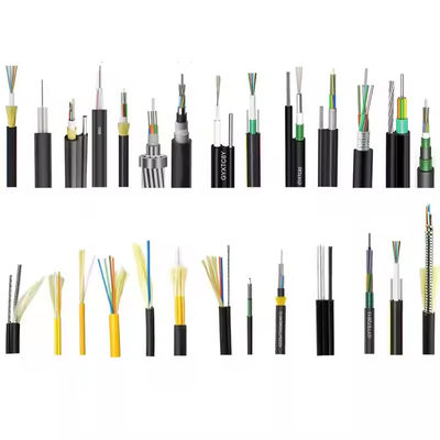 Figuur 8 Glasvezelkabel met aluminiumband / staalband Verzorgd ontwerp en zelfdragend voor zware weersomstandigheden