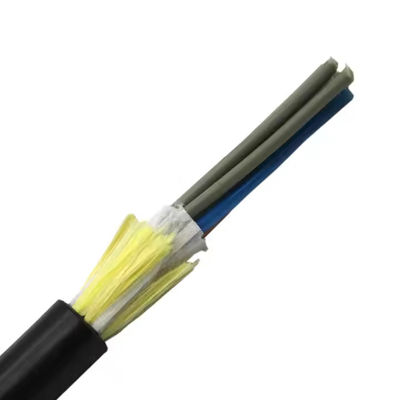 China Kabelleverancier ADSS Single Jacket 48 Core Single of Multi Mode FRP 1,5 mm 100m Span Length Fiber Optic Cable