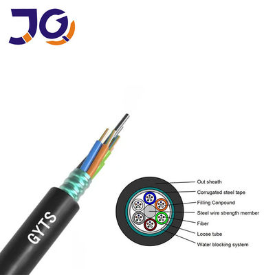 Ondergrondse gepantserde SM G652D 48 96 144 kernvezeloptische kabel