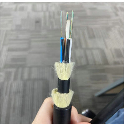 Multimode / Single Mode 4 8 12 24 48 Kern ADSS-vezeloptische kabel